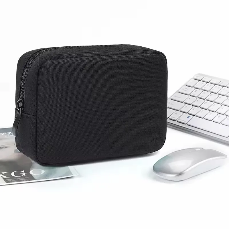 UGREEN BE801 Small Travel Electronic Accessory Organizer – Cable Organizer Case, Padded Protection, Multiple Compartments | BLACK