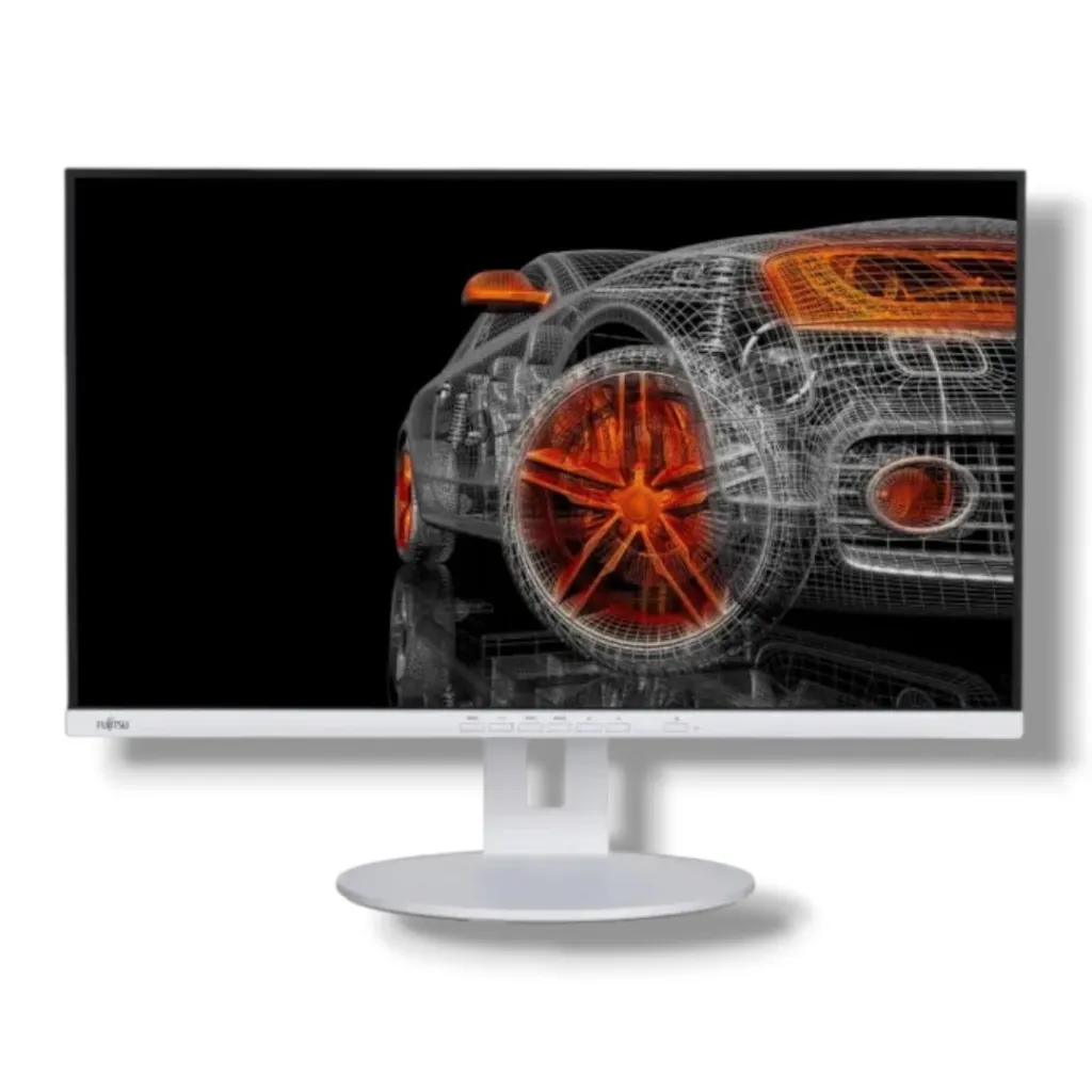 Fujitsu Display B27-9 TE 27-Inch FHD IPS Monitor | 60Hz | 5ms | USB-C Hub | Ergonomic Stand | 99% sRGB | WHITE