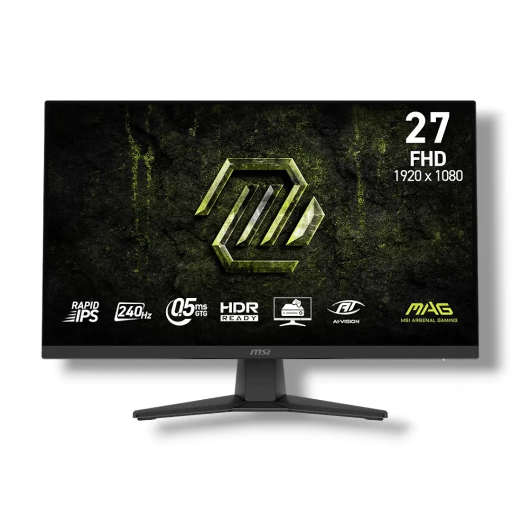 MSI MAG 272F X24 27-Inch FHD Rapid IPS Gaming Monitor | 240Hz • 0.5ms • HDR Ready • FreeSync Premium