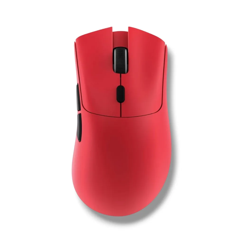 ATTACK SHARK R1 Wireless Gaming Mouse 59g Superlight, PixArt PAW3311 18,000 DPI Sensor, Tri-Mode Wired/2.4G/BT5.2, 65-Hour Battery, 1000Hz | Red